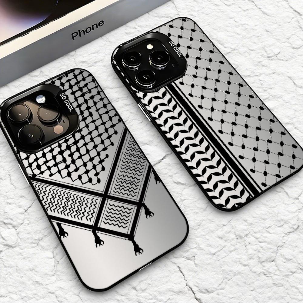 Phone Cases For Iphone 16 - Funda para Teléfono Keffiyeh P-Palestine para
