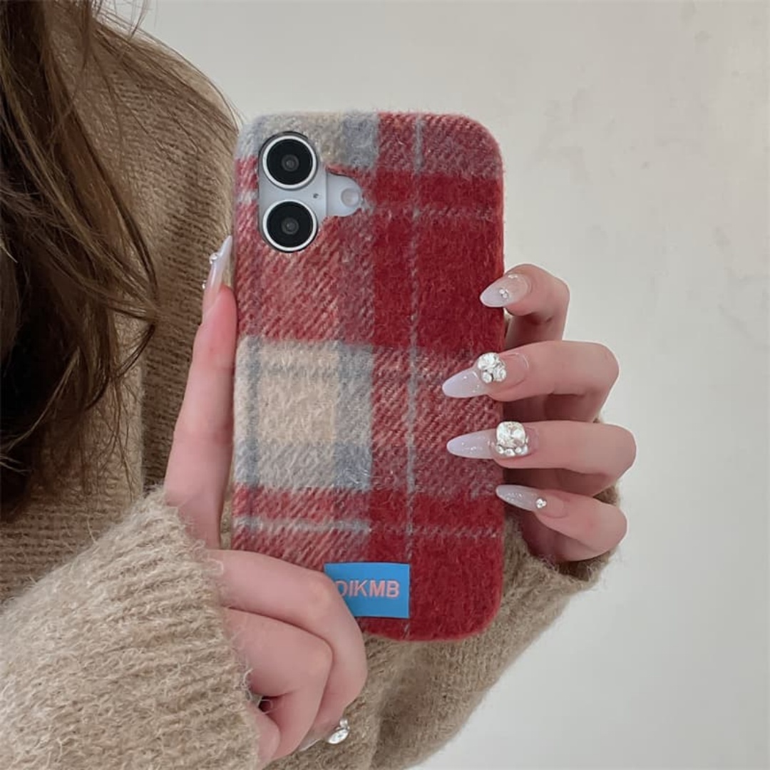Phone Cases Iphone 13 - Funda de teléfono retro a cuadros,