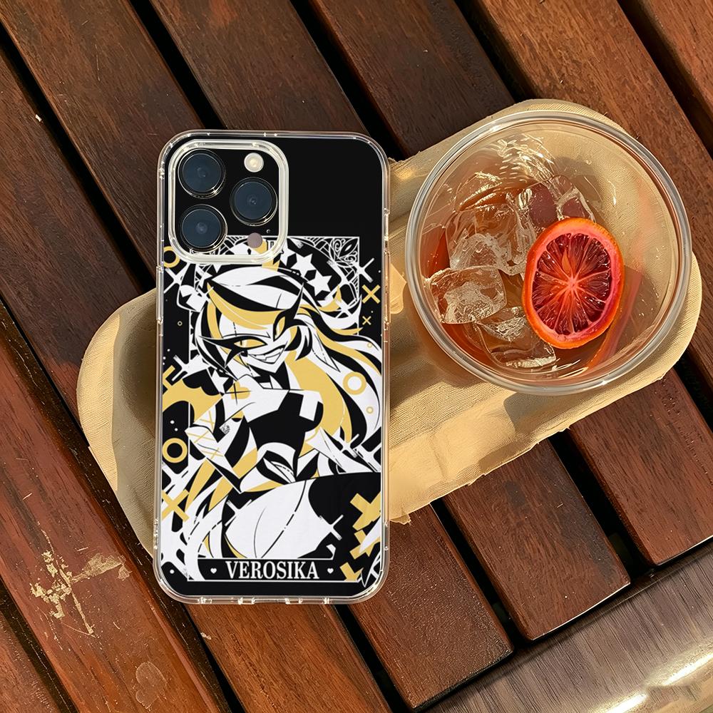 Phone Cases H&M - Funda transparente para teléfono A-Hazbin Hotel-Alastor