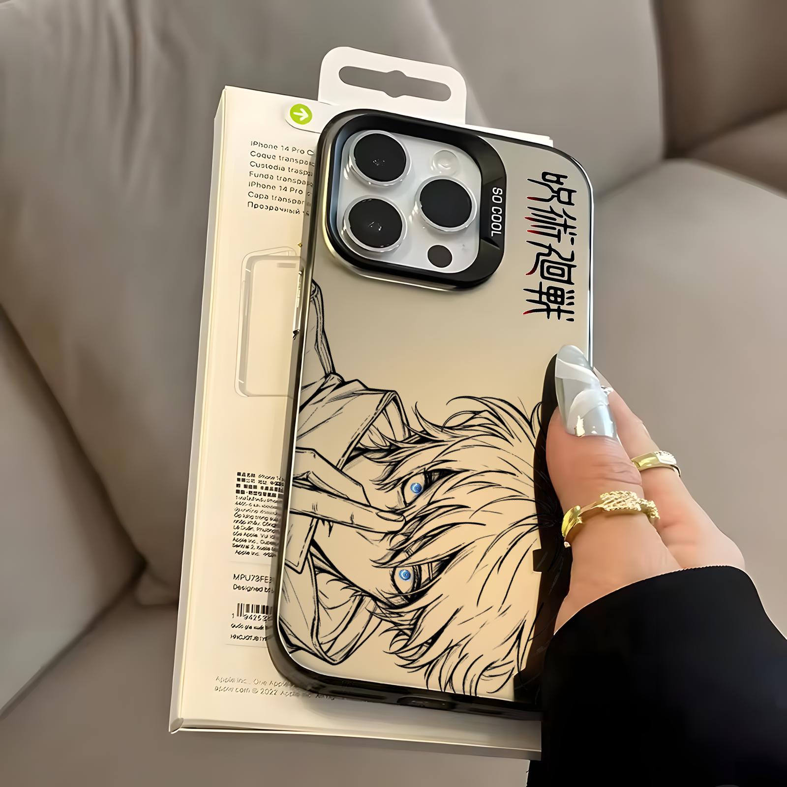 Phone Cases Jujutsu Kaisen - Funda de Teléfono IMD Plateada para