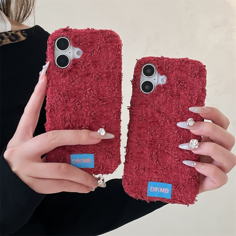 Phone Cases For Iphone 16 - Funda de Teléfono de Angora Roja