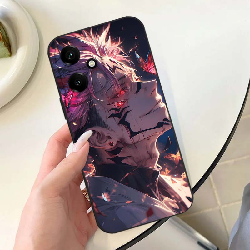 Funda de teléfono negra con di - Phone Cases Jujutsu Kaisen reseña y precio