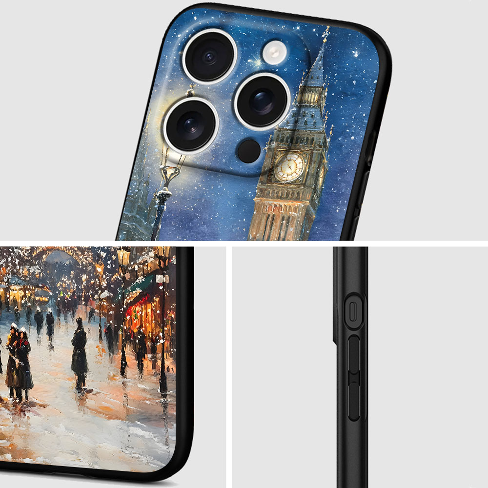 Funda de TPU Negra para iPhone - Phone Cases London reseña y precio